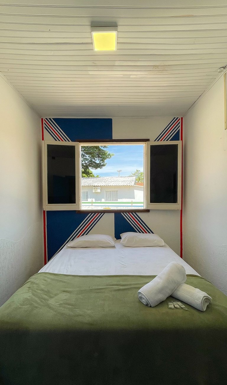 Aruana Suíte para Casal com Ar Cond. em São Jorge